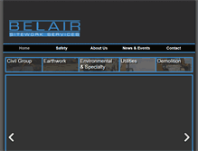 Tablet Screenshot of belair-us.com